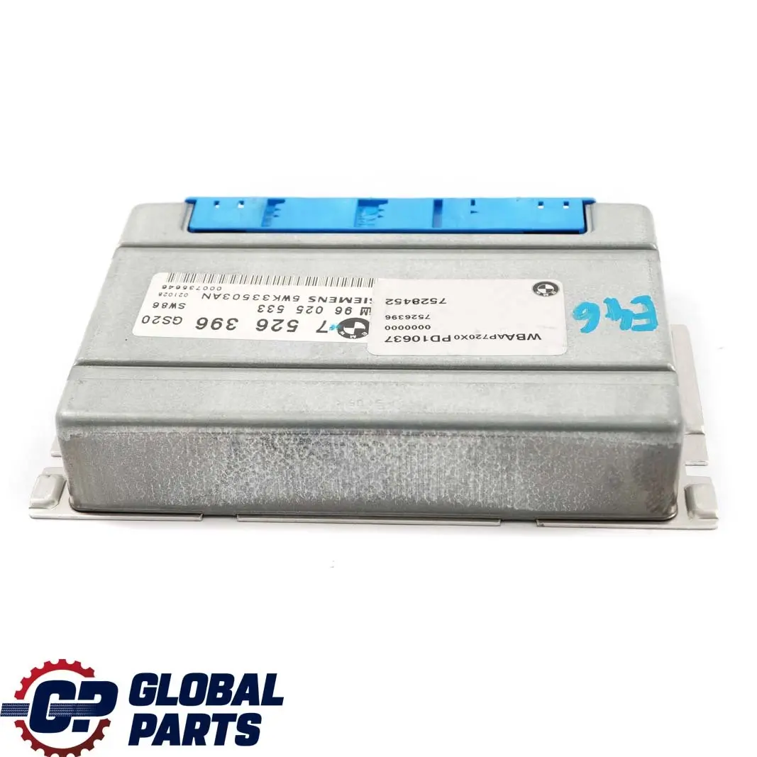 Automatik Steuergerät Modul EGS für BMW 3 er E46 mit Teilenummer 7526396 BMW 3 er E46 Automatik Steuergerät Modul EGS - SKU 7526396 - Teilenummer 7526396