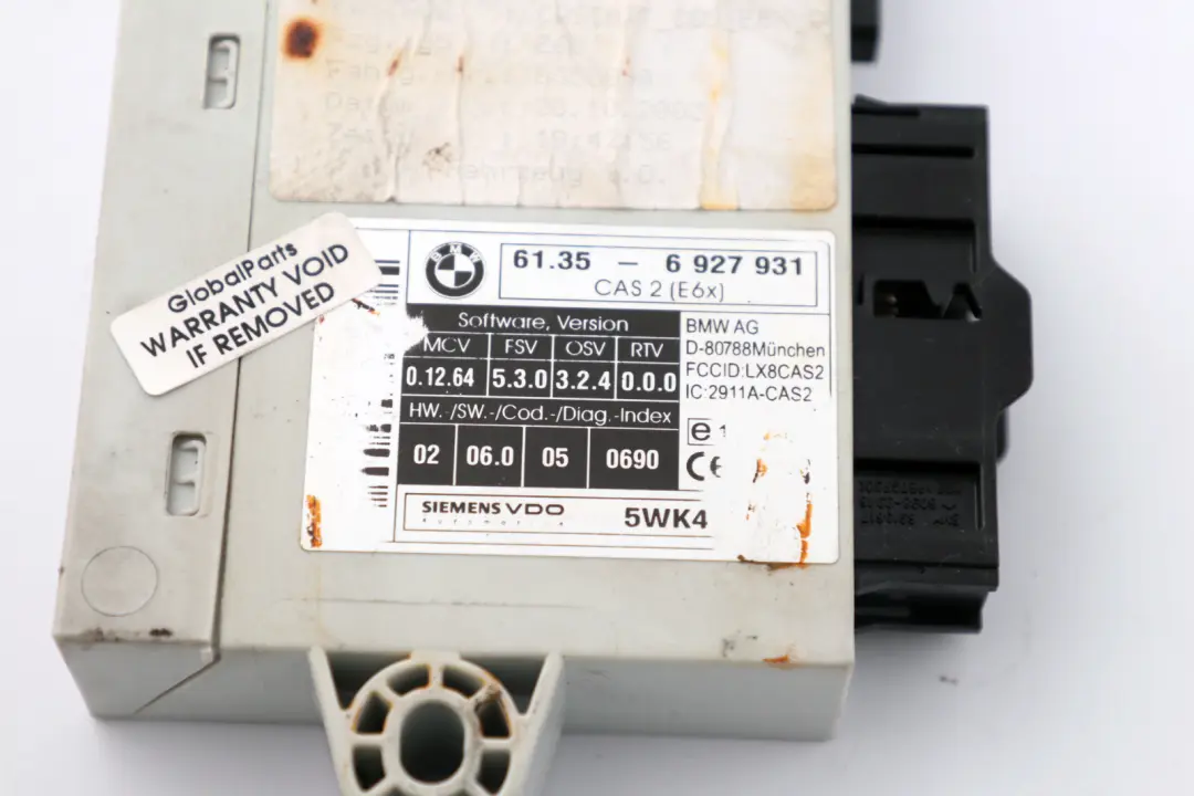 M54 170HP ECU Kit DME + CAS2 + Schlüssel Automatik für BMW 5 er E60 520i mit Teilenummer 7527072 BMW 5 er E60 520i M54 170HP ECU Kit DME + CAS2 + Schlüssel Automatik - SKU 7527072-1 - Teilenummer 7527072