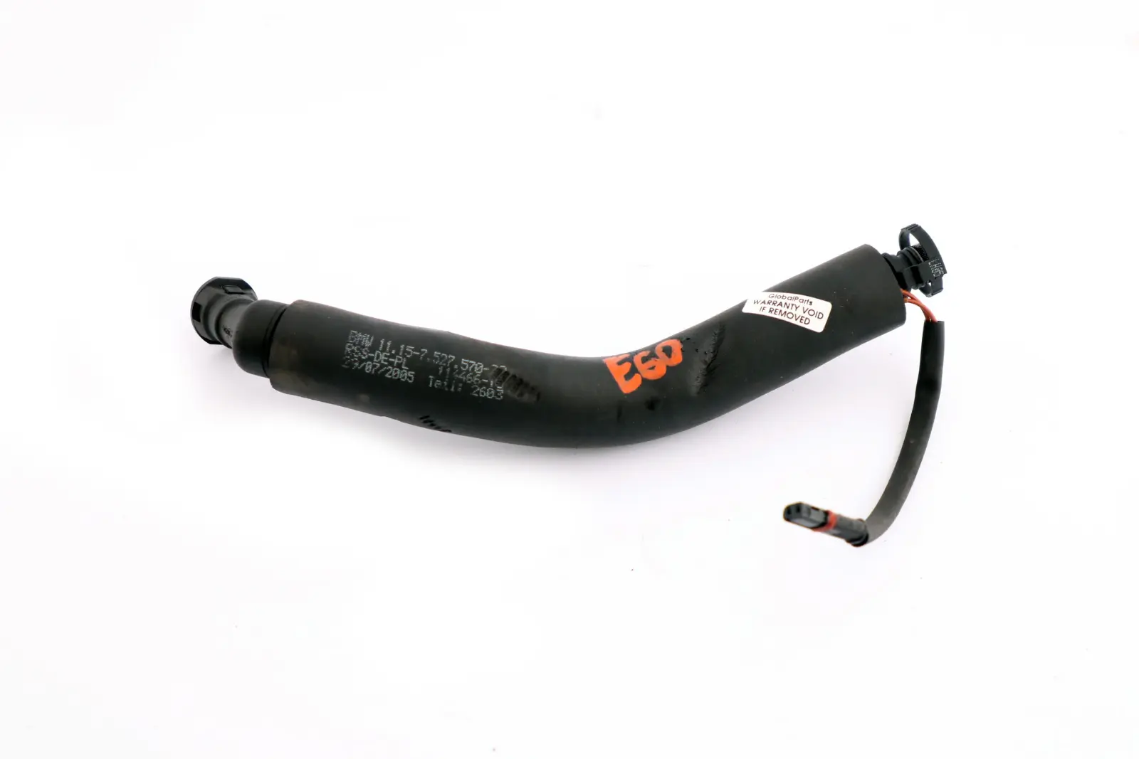 Return Pipe BMW E60 E65 E87 E90 Hose Engine 7527570