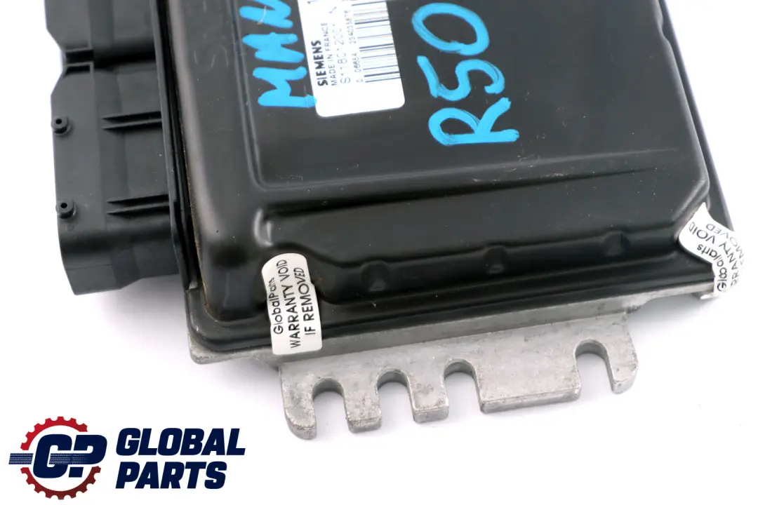 BMW Mini Cooper One R50 R52 Motor W10 Steuergerät DME Schaltgetriebe - SKU 7527610-5 - Teilenummer 7527610