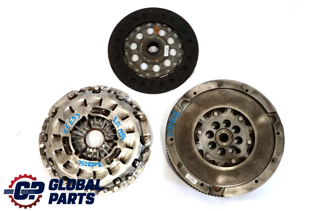 M54 Dual Twin Mass Flywheel Clutch Kit to BMW X5 Series E53 3.0i Petrol with Part number 7528208 BMW X5 Series E53 3.0i Petrol M54 Dual Twin Mass Flywheel Clutch Kit - SKU 7528208 - Part number 7528208