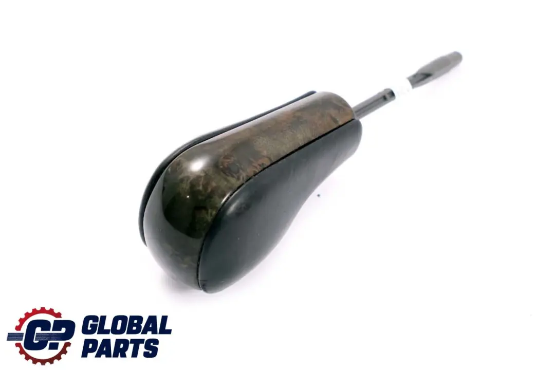 Selector Lever Handle Leather Wood Ring Automatic to BMW X5 Series E53 with Part number 7528404 BMW X5 Series E53 Selector Lever Handle Leather Wood Ring Automatic - SKU 7528404 - Part number 7528404
