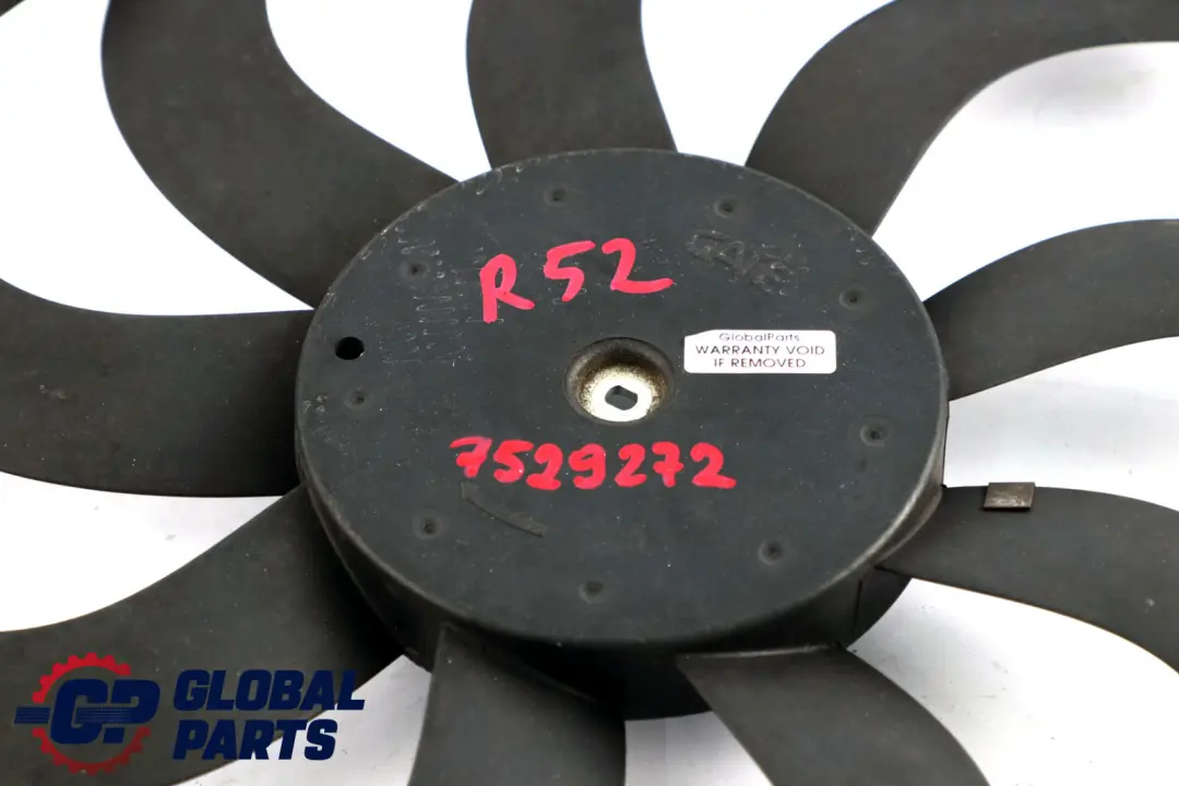 Cooling Radiator Fan 300W to BMW Mini Cooper 1 R50 R52 R53 Engine with Part number 7529272 BMW Mini Cooper 1 R50 R52 R53 Engine Cooling Radiator Fan 300W - SKU 7529272-1 - Part number 7529272