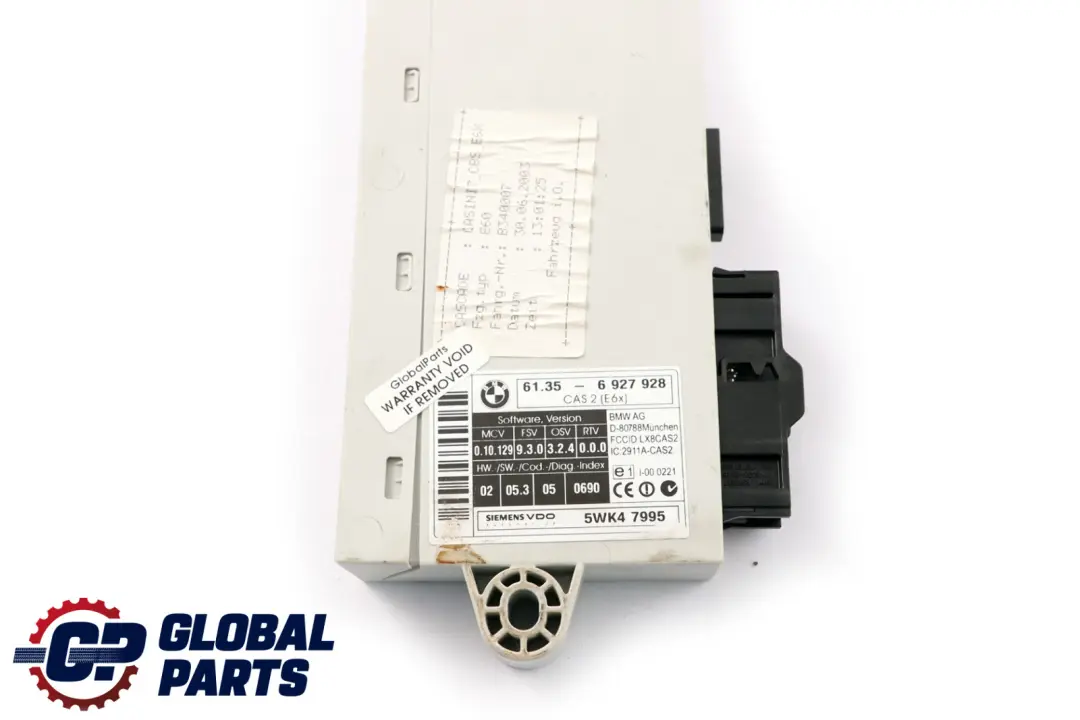 BMW 5 Series E60 520i Engine M54 170HP ECU Kit DME + CAS2 + Key Manual - SKU 7530260-1 - Part number 7530260
