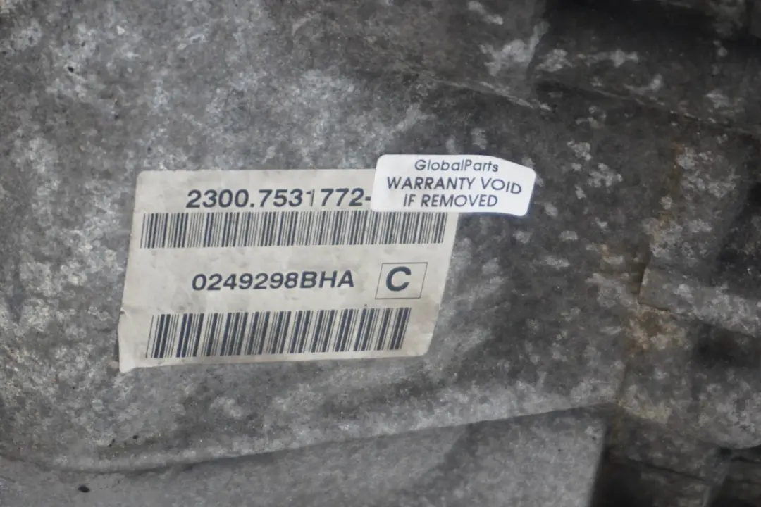 Mini R50 Cooper One 1.4i Manual 5 Speed Gearbox GS5-52BG BHA WARRANTY - SKU 7531772 - Part number 7531772