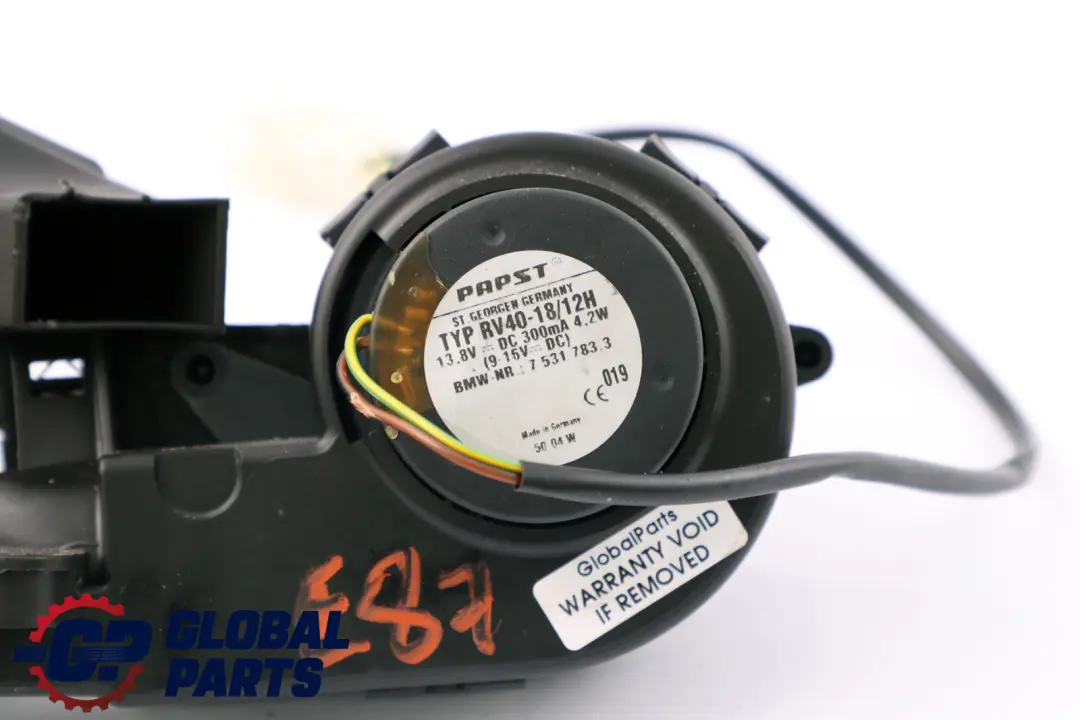 BMW E60 E63 E81 E87 E90 E91 Alloggiamento Box Ventola Motore - SKU 7531783 - Numero di parte 7531783