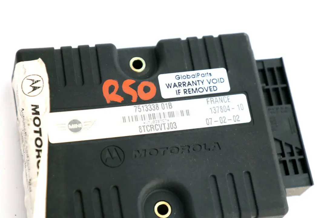 Transmission Automatique Getriebesignalumwandler Unite pour Mini Cooper One R50 R52 à propos du numéro de pièce 7531809 Mini Cooper One R50 R52 Transmission Automatique Getriebesignalumwandler Unite - SKU 7531809 - Numéro de pièce 7531809