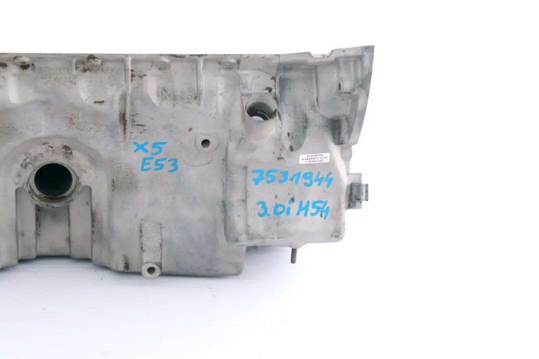 Essence M54 Carter D'Huile Moteur 7500683 pour BMW X5 E53 3.0I à propos du numéro de pièce 7531944 BMW X5 E53 3.0I Essence M54 Carter D'Huile Moteur 7500683 - SKU 7531944 - Numéro de pièce 7531944
