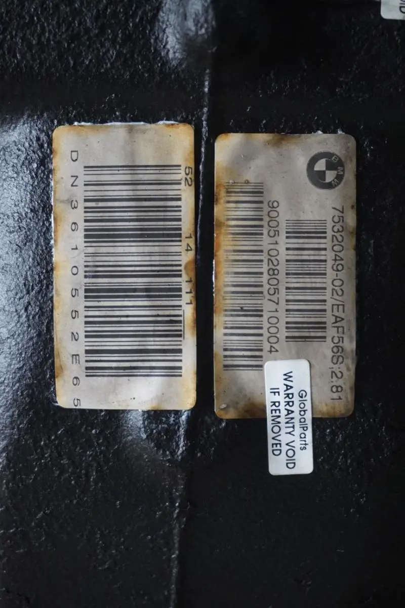 M57N2 Diferencial Diff Trasero 2,81 GARANTÍA para BMW E65 730d con número de pieza 7532049 BMW E65 730d M57N2 Diferencial Diff Trasero 2,81 GARANTÍA - SKU 7532049 - Número de pieza 7532049