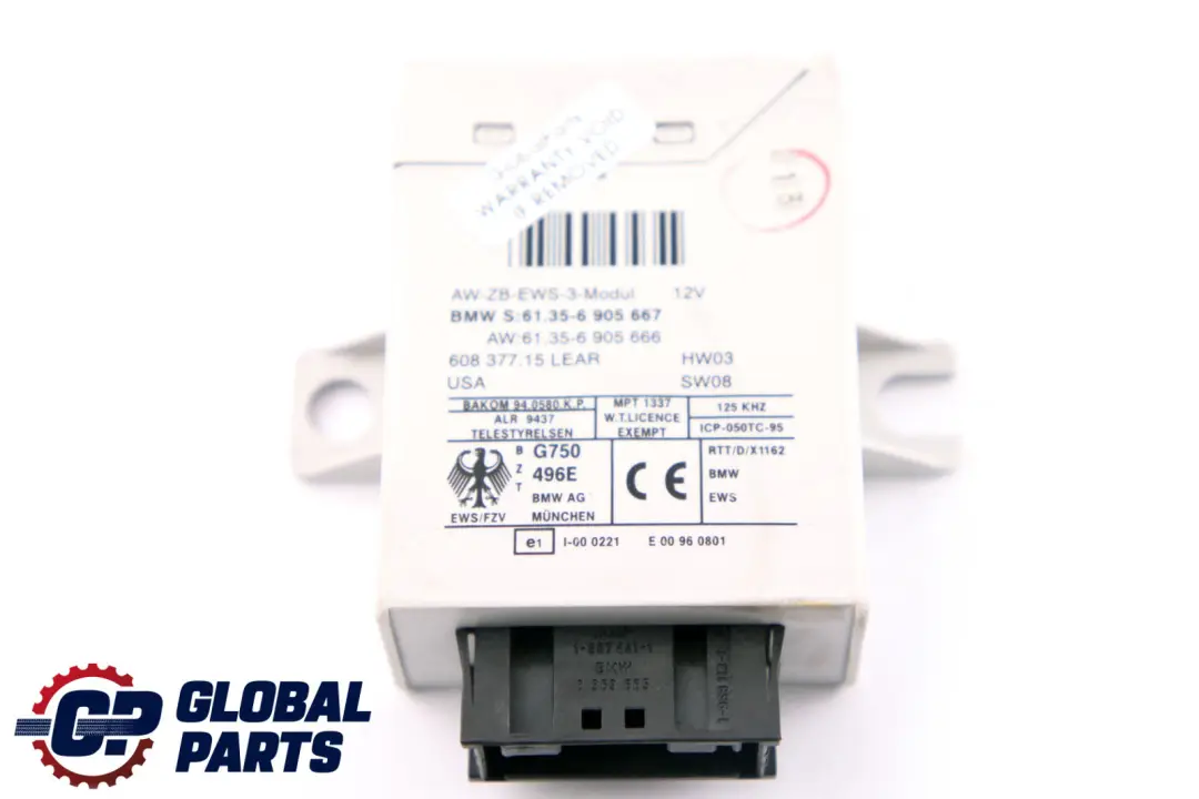 BMW Z4 Series E85 Roadster 2.5i M54 192HP ECU Kit DME EWS3 Key Automatic - SKU 7532140-3 - Part number 7532140