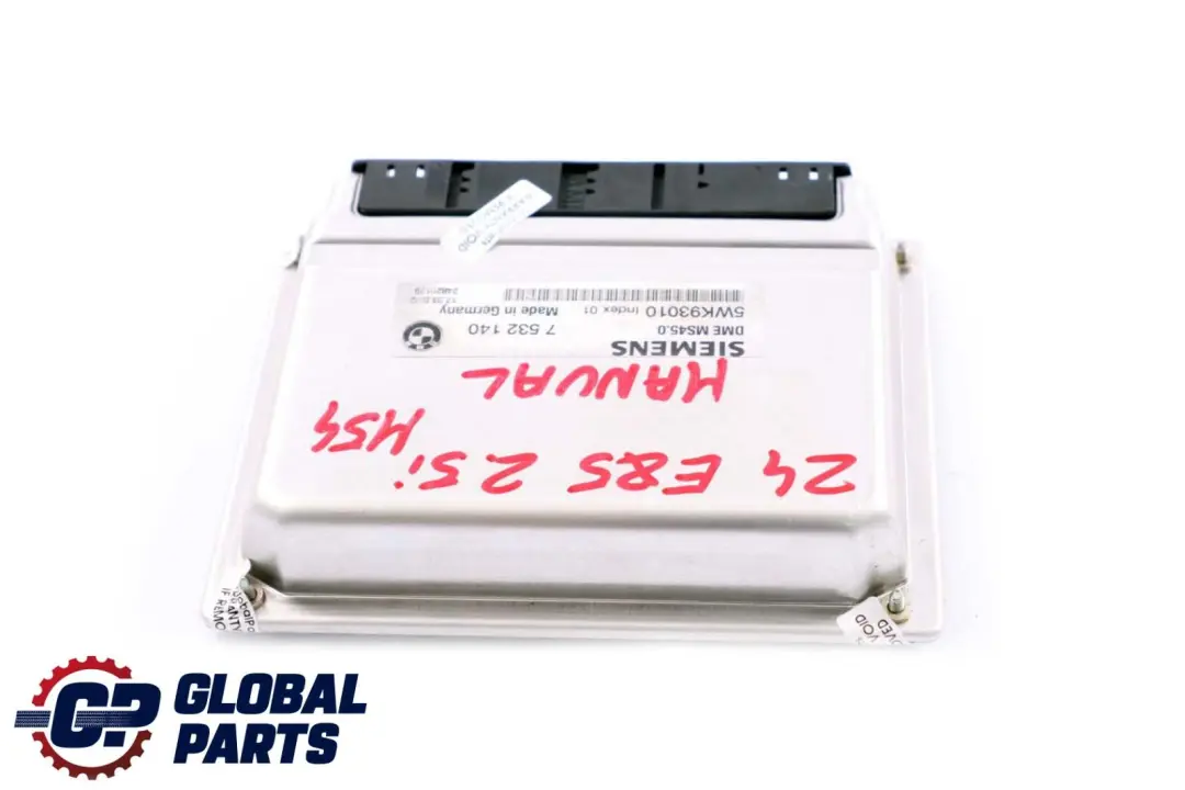 BMW X3 E83 Z4 E85 2.2i 2.5i 3.0i Engine M54 ECU DME Control Unit Manual - SKU 7532140 - Part number 7532140