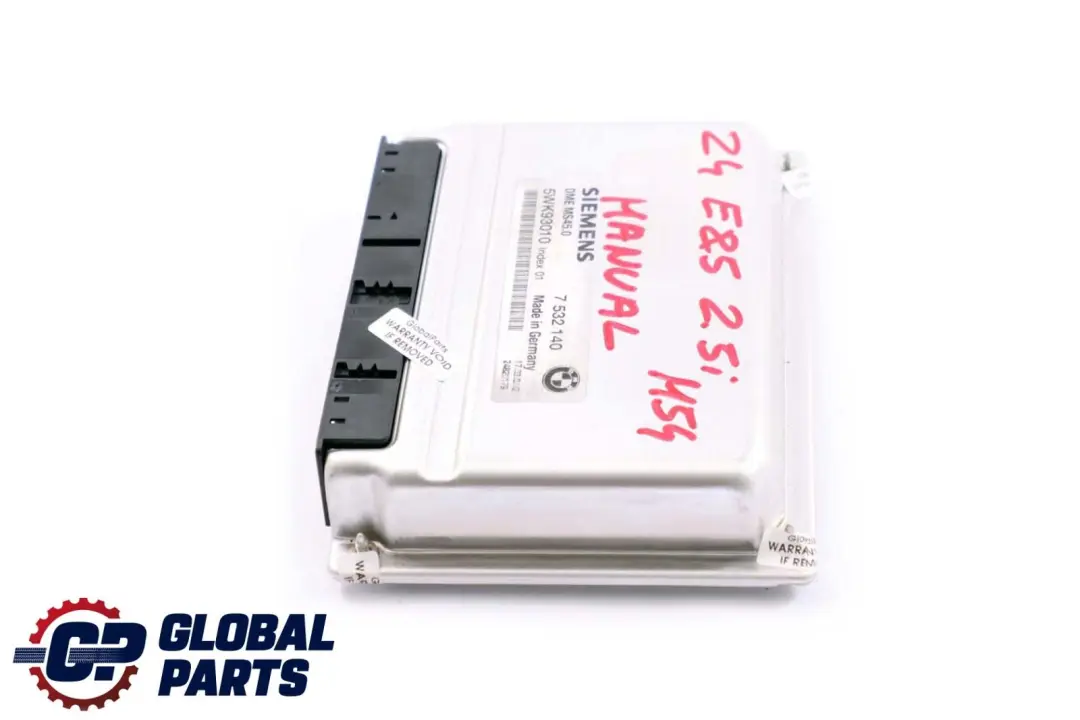 BMW X3 E83 Z4 E85 2.2i 2.5i 3.0i Engine M54 ECU DME Control Unit Manual - SKU 7532140 - Part number 7532140