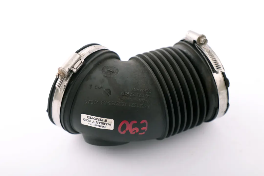  Tubo De Admisión De Aire BMW E81 E87 E90 E91 E92 Bota De Goma Manguera - SKU 7532755 - Número de pieza 13717532755