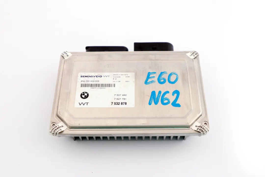 Modulo Unita di Controllo VVT Valvetronic per BMW X5 E53 E60 E61 E63 E65 E70 con numero di parte 7532878 BMW X5 E53 E60 E61 E63 E65 E70 Modulo Unita di Controllo VVT Valvetronic - SKU 7532878 - Numero di parte 7532878