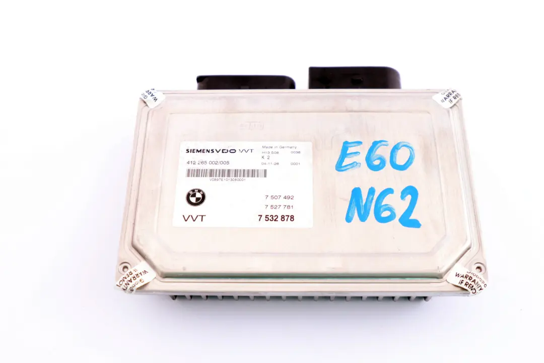 Valvetronic VVT Modulo de Unidad de Control para BMW X5 E53 E60 E61 E63 E65 E70 con número de pieza 7532878 BMW X5 E53 E60 E61 E63 E65 E70 Valvetronic VVT Modulo de Unidad de Control - SKU 7532878 - Número de pieza 7532878