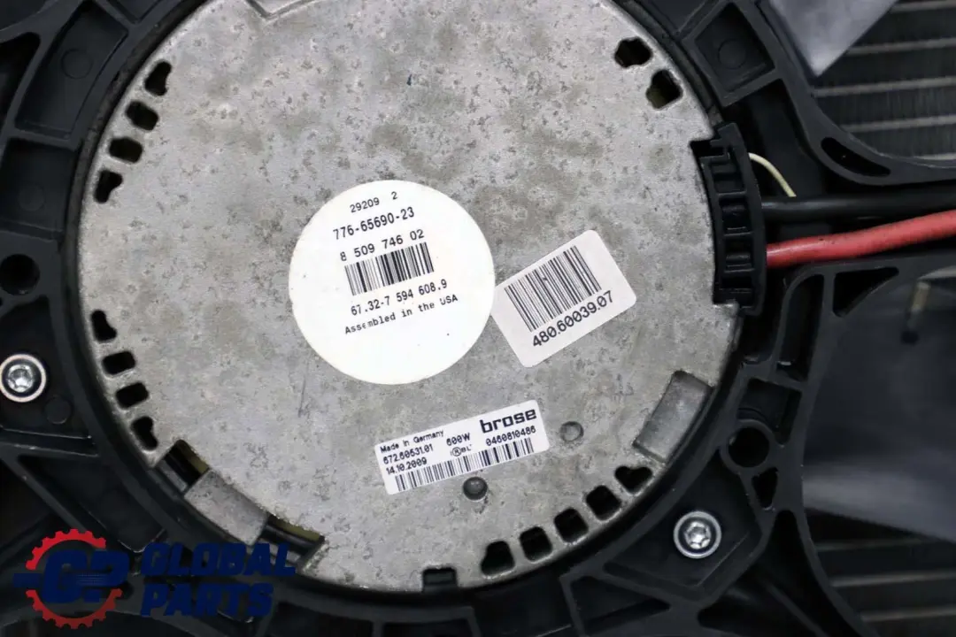 BMW X5 E70 X6 E71 Pacchetto completo raffreddamento motore radiatore - SKU 7533472-1 - Numero di parte 7533472