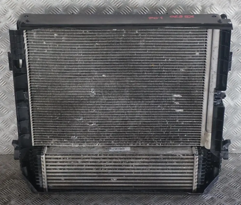 BMW X5 X6 Serie E70 E71 Motor Refrigeracion Radiador Intercooler Pack - SKU 7533472 - Número de pieza 7533472