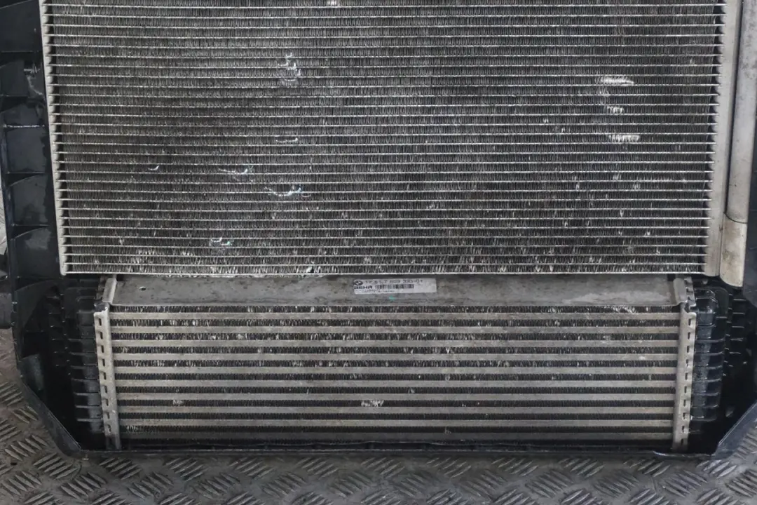 BMW X5 X6 Serie E70 E71 Motor Refrigeracion Radiador Intercooler Pack - SKU 7533472 - Número de pieza 7533472