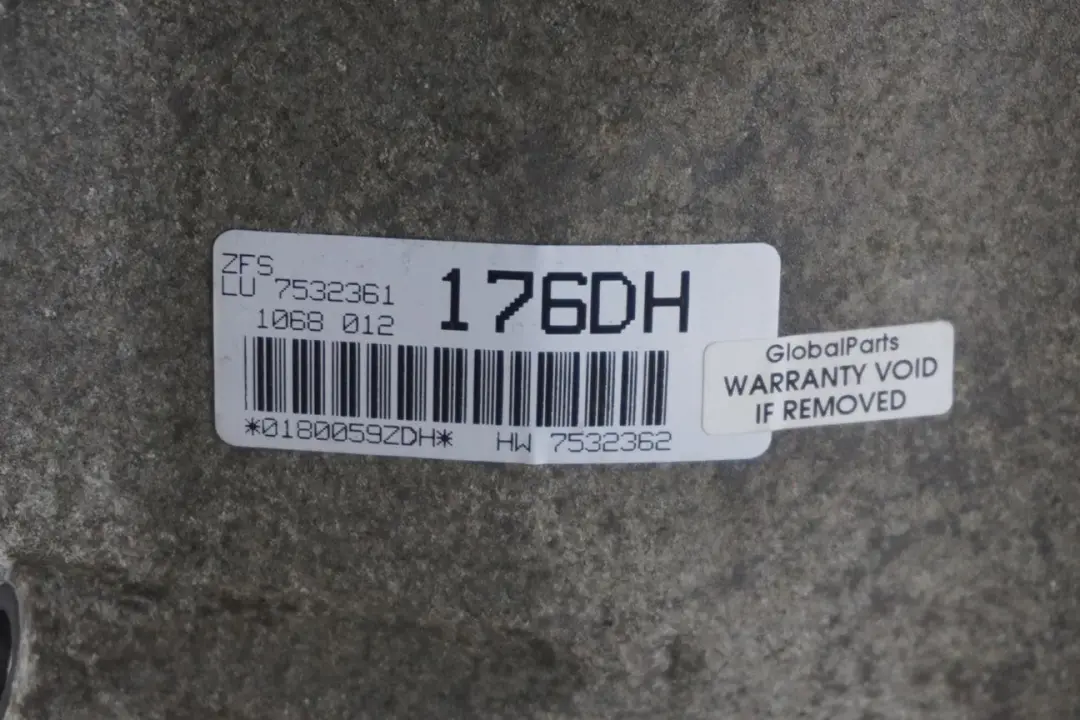M57N Cambio Automatico 7532361 GA6HP26Z GARANZIA per BMW E60 530d con numero di parte 7534629 BMW E60 530d M57N Cambio Automatico 7532361 GA6HP26Z GARANZIA - SKU 7534629 - Numero di parte 7534629