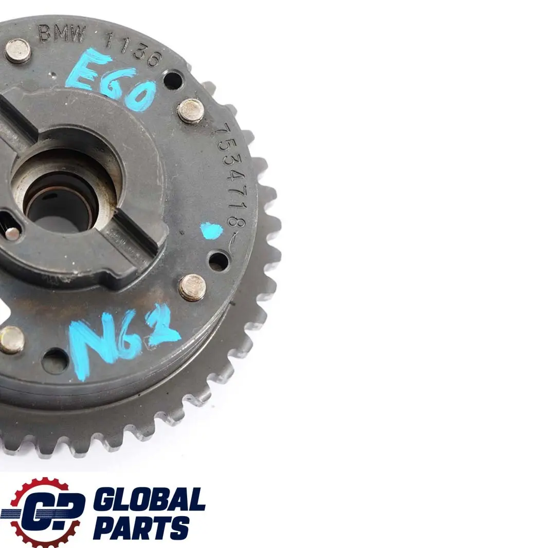 BMW X5 E53 E60 E65 N62 Petrol Engine Outlet Camshaft Adjustment Unit Wheel - SKU 7534718 - Part number 7527112