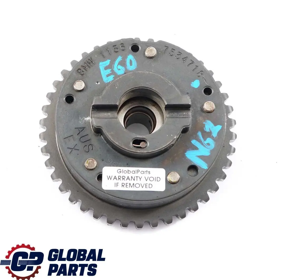 N62 Motor gasolina salida del árbol levas unidad ajuste rueda para BMW X5 E53 E60 E65 con número de pieza 7527112 BMW X5 E53 E60 E65 N62 Motor gasolina salida del árbol levas unidad ajuste rueda - SKU 7534718 - Número de pieza 7527112
