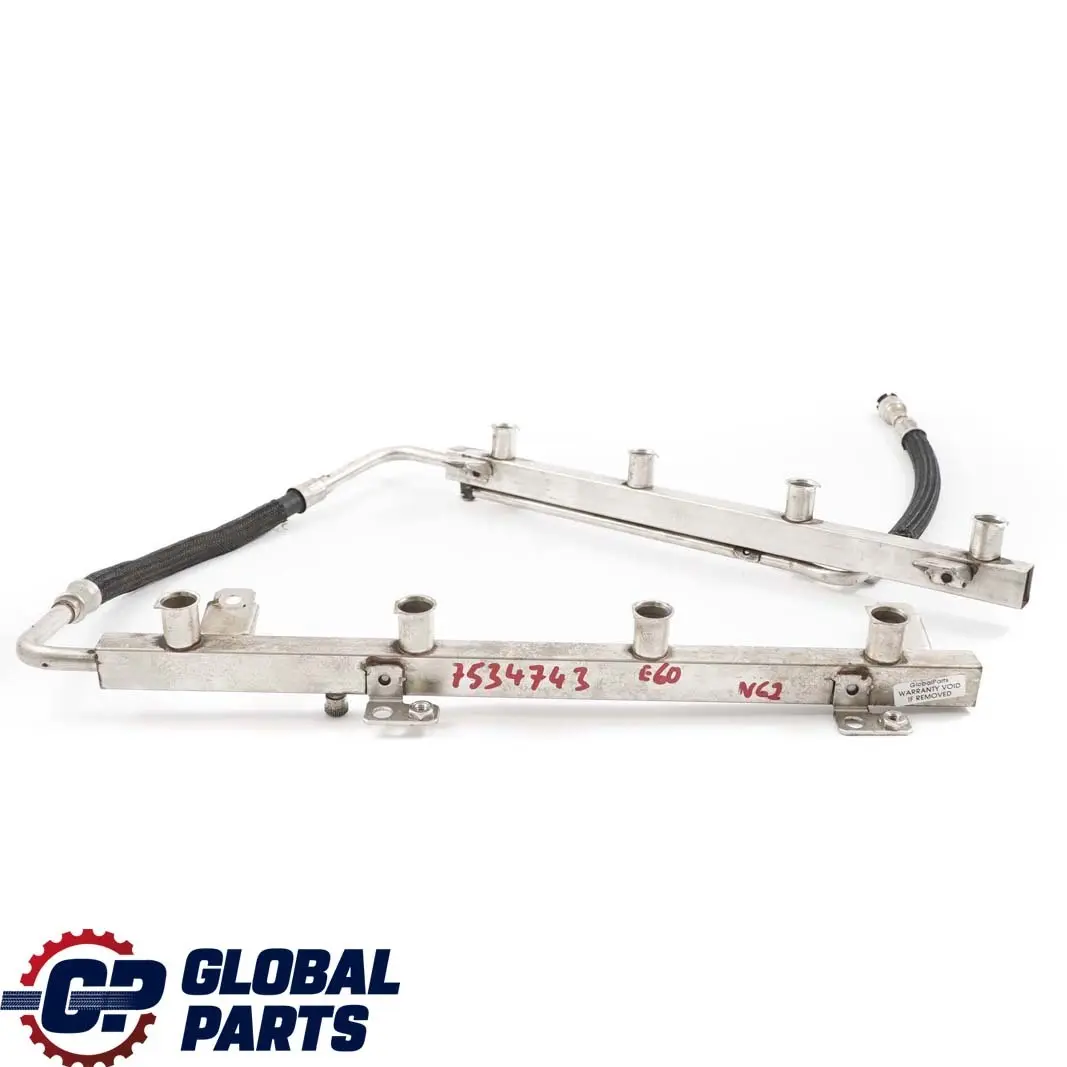 BMW 5 6 7 Series E60 E61 E63 E65 N62N Petrol Fuel Injection Tube Rail - SKU 7534743 - Part number 7534743