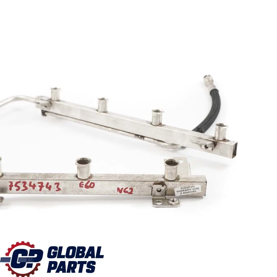 BMW 5 6 7 Series E60 E61 E63 E65 N62N Petrol Fuel Injection Tube Rail - SKU 7534743 - Part number 7534743