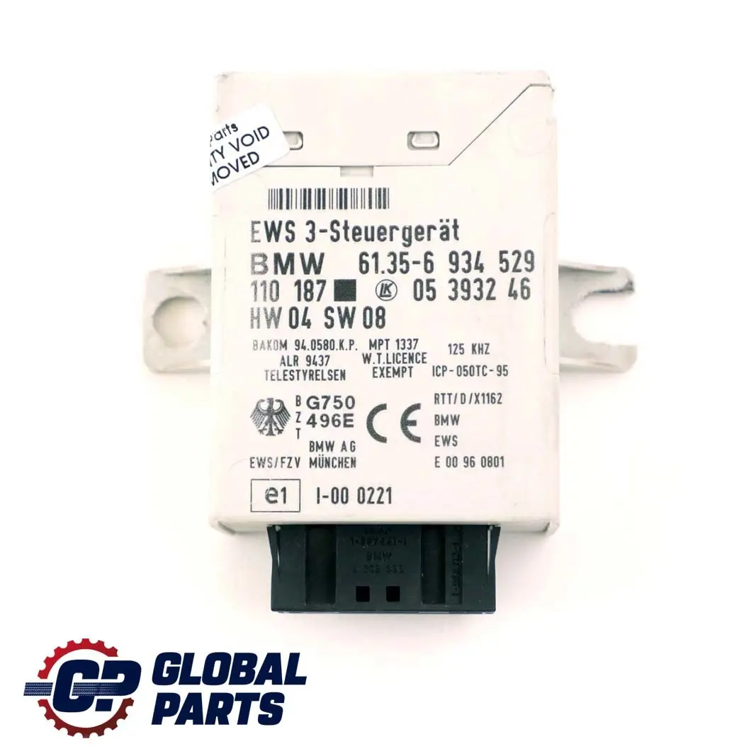 BMW MINI One R50 1.6i W10 90PS Steuergerät EWS + Schlüssel - SKU 7536020-1 - Teilenummer 7536020