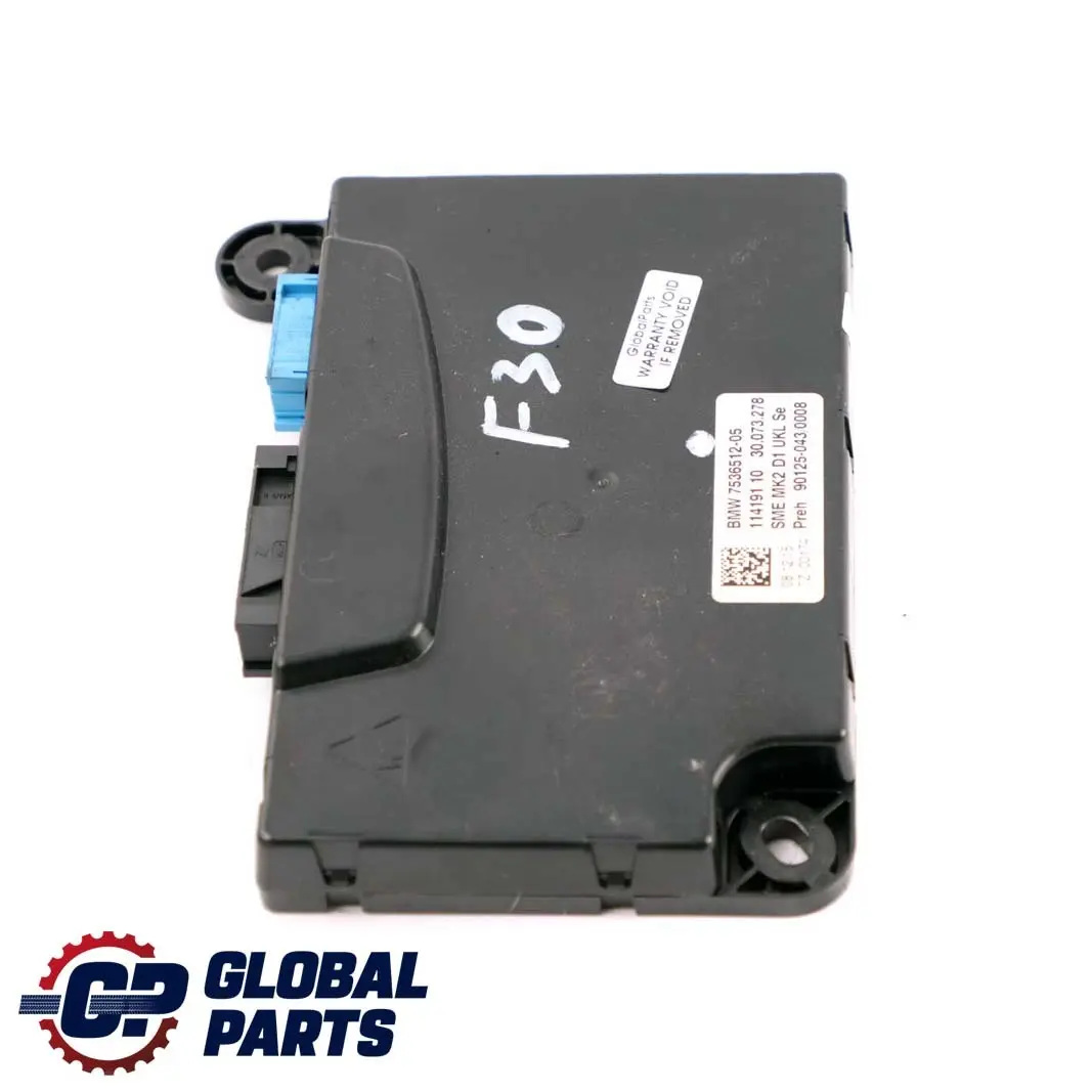 BMW F30 LCI F45 Mini F60 High Voltage Battery Controller SME Module ECU - SKU 7536512 - Part number 7536512