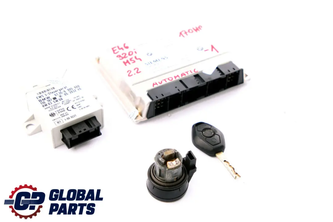 BMW 3 Series E46 320i Petrol M54 170HP ECU Kit DME + EWS3 + Key Automati - SKU 7536649-1 - Part number 7536649