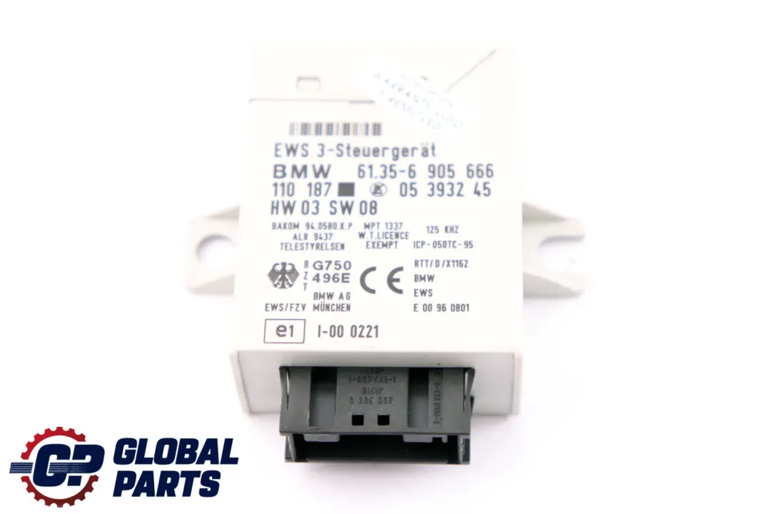 BMW 3 Series E46 320i Petrol M54 170HP ECU Kit DME + EWS3 + Key Automati - SKU 7536649-1 - Part number 7536649
