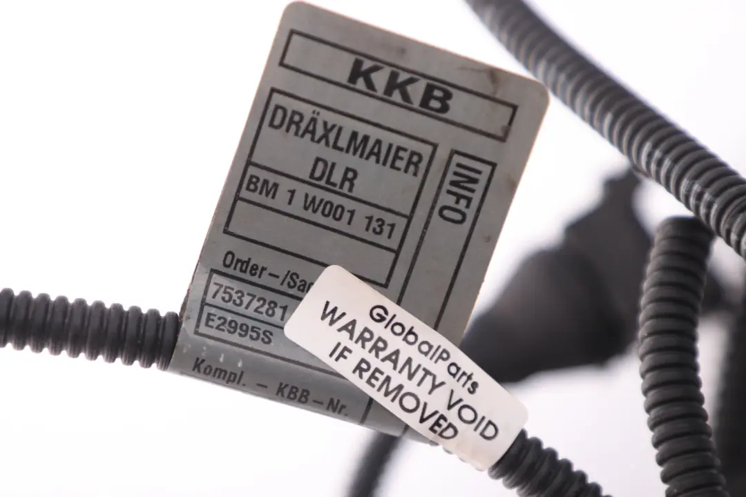 M54 Faisceau de câblage Module d'allumage du moteur pour BMW Z4 E85 à propos du numéro de pièce 7537281 BMW Z4 E85 M54 Faisceau de câblage Module d'allumage du moteur - SKU 7537281 - Numéro de pièce 7537281