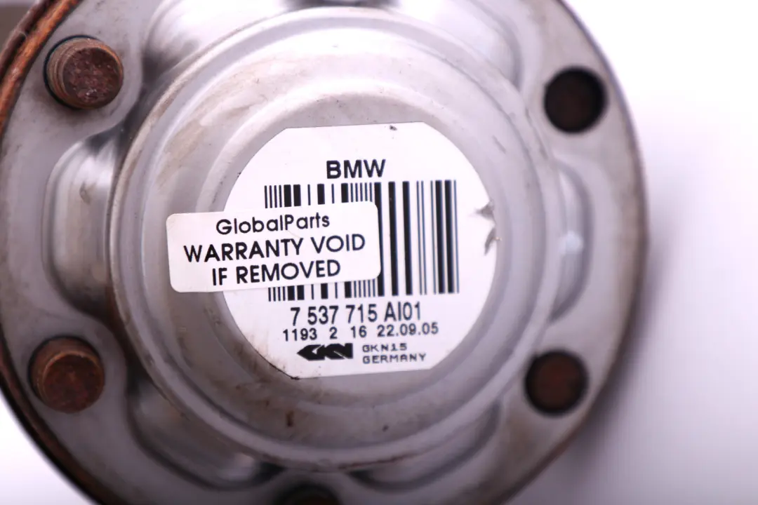 BMW E87 E90 E92 Albero di Uscita SX Lk = 86MM / D=3 8MM - SKU 7537715 - Numero di parte 7537715