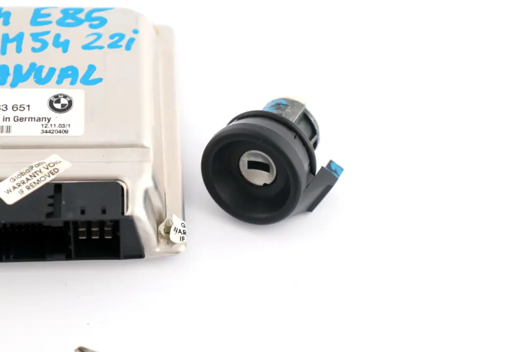 BMW Z4 Serie E85 Roadster 2.2i M54 170HP ECU Kit DME + EWS3 + 2 Llaves Manual - SKU 7537804-1 - Número de pieza 7537804