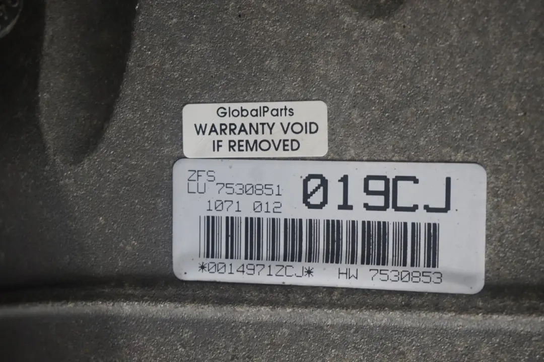 BMW E60 530i M54 Caja De cambios automatica GA6HP19Z GARANTIA - SKU 7537894 - Número de pieza 7537894
