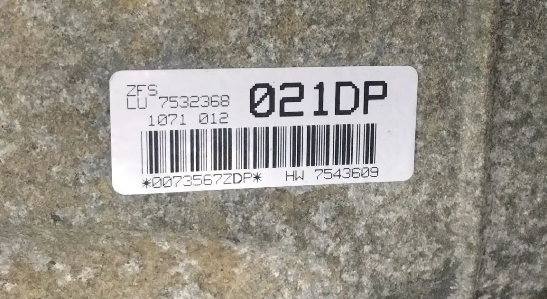 BMW 5 Series E60 530i M54 Automatic Auto Gearbox GA6HP19Z WARRANTY - SKU 7537894 - Part number 7537894