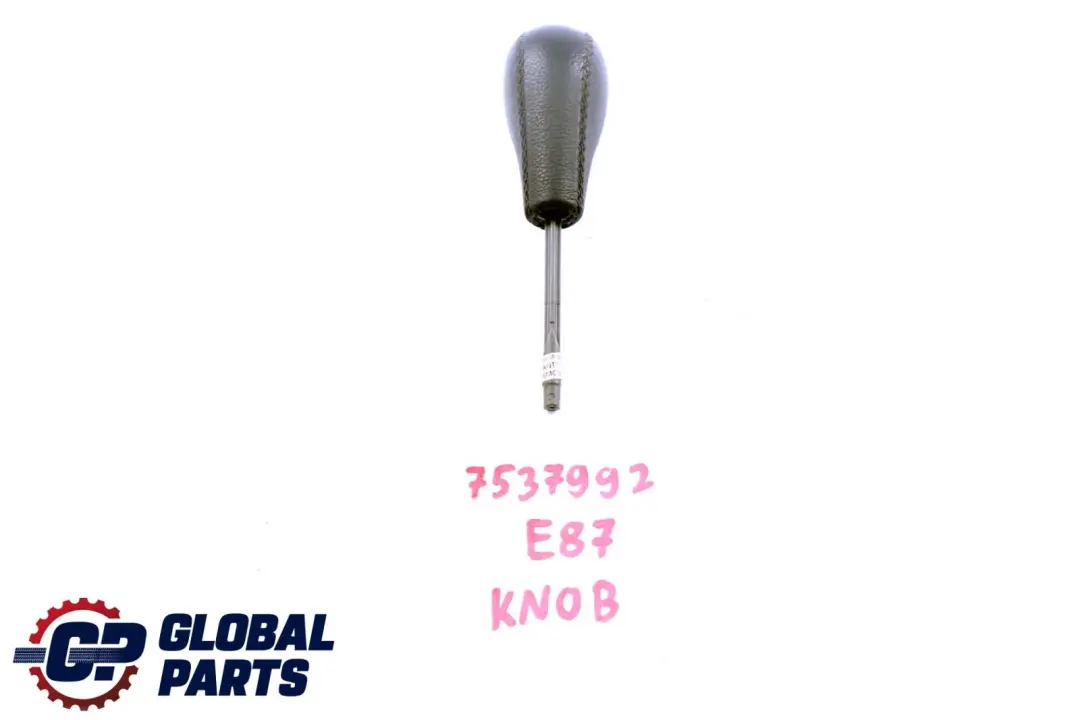 Leather Selector Lever Gear Stick Knob to BMW 1 X3 Series E83 E87 Black with Part number 7537992 BMW 1 X3 Series E83 E87 Black Leather Selector Lever Gear Stick Knob - SKU 7537992 - Part number 7537992