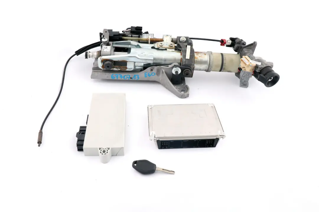 BMW 5 Series E60 520i M54 170HP ECU Kit DME CAS2 + Key + Steering Column - SKU 7539112-2 - Part number 7539112