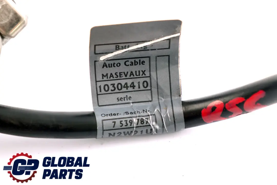 MINI R55 E56 R57 R60 Kabel Klema Akumulatora Minus - SKU 7539787 - Numer Części 12427539787