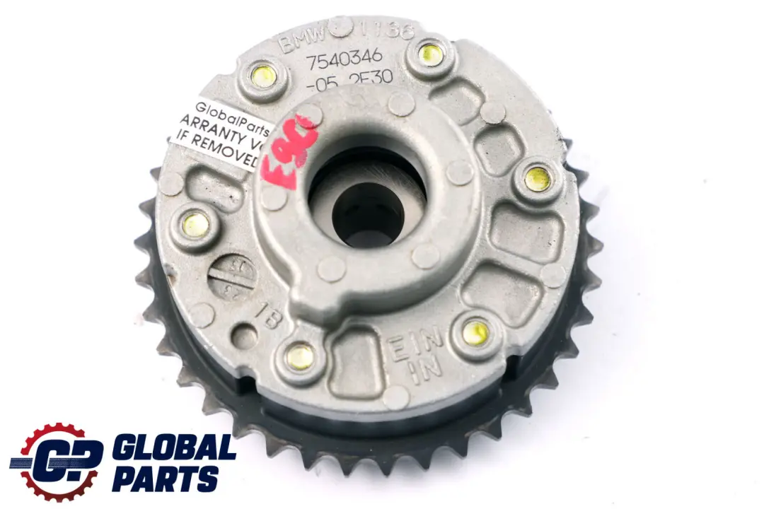 Puleggia di Albero a Camme in Ingresso per BMW E60 E81 E87 E90 E91 LCI con numero di parte 7540346 BMW E60 E81 E87 E90 E91 LCI Puleggia di Albero a Camme in Ingresso - SKU 7540346 - Numero di parte 7540346