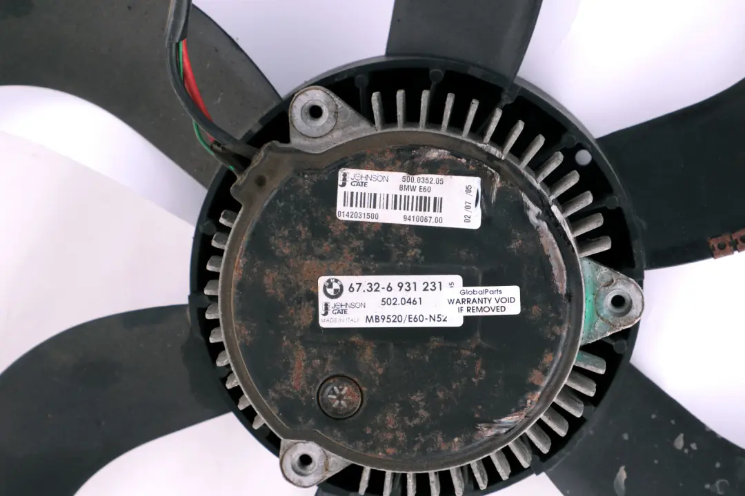 BMW E60 E61 E63 Essence N52 N52N Linceul Avec Ventilateur 400W 6931231 - SKU 7540681 - Numéro de pièce 7540681