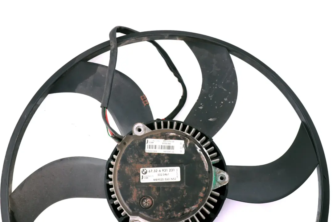BMW E60 E61 E63 Gasolina N52 N52N Radiador Ventilador 400W 6931231 - SKU 7540681 - Número de pieza 7540681
