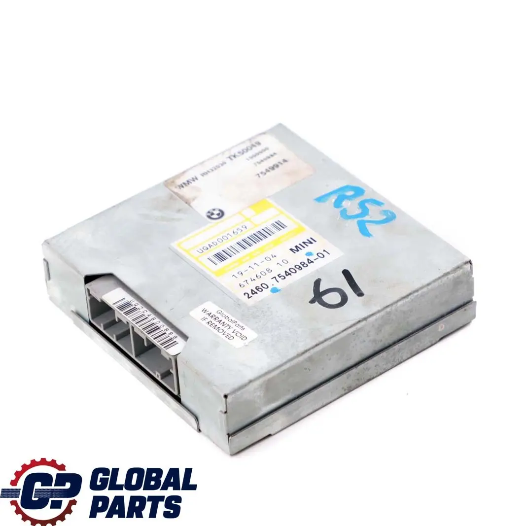 Gearbox Basic Control Unit EGS to Mini Cooper S R52 R53 Automatic with Part number 7540984 Mini Cooper S R52 R53 Automatic Gearbox Basic Control Unit EGS - SKU 7540984 - Part number 7540984