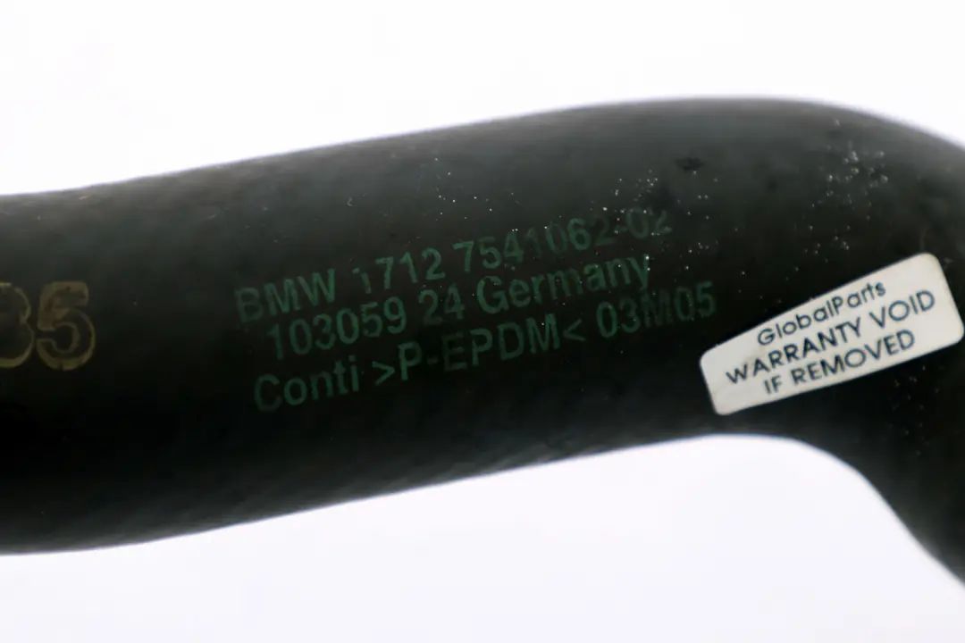 BMW Z4 E85 Roadster Cabrio Kühler Kühlung Kühlmittel Wasserschlauch - SKU 7541062 - Teilenummer 7541062