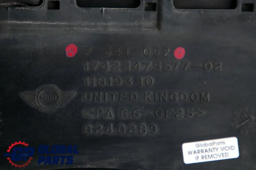 Wiatrak Chłodnicy Obudowa Wentylator do Mini R50 R52 R53 Benzyna o numerze 7541092 Mini R50 R52 R53 Benzyna Wiatrak Chłodnicy Obudowa Wentylator - SKU 7541092 - Numer Części 7541092