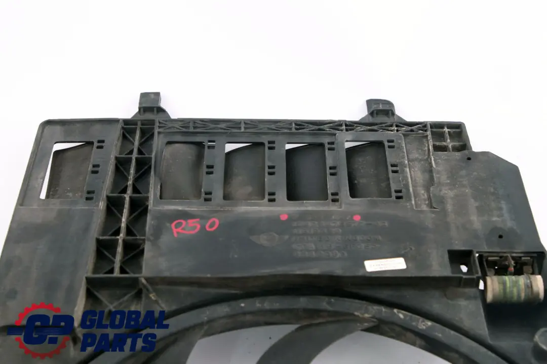 Radiator Fan Housing Petrol Engine Cooling Coolant Unit to Mini R50 R52 R53 with Part number 7541092 Mini R50 R52 R53 Radiator Fan Housing Petrol Engine Cooling Coolant Unit - SKU 7541092 - Part number 7541092