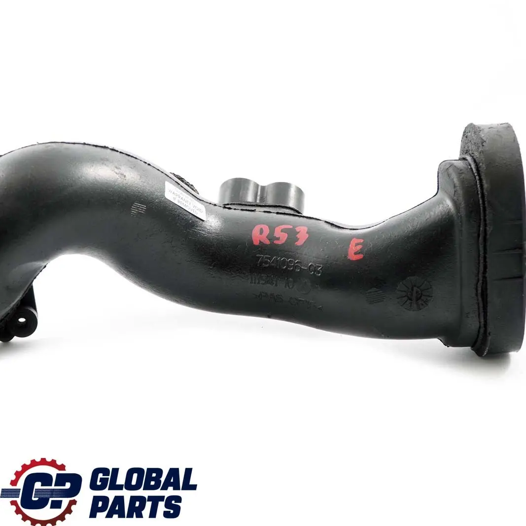 Conducto admisión aire carga Tubo manguera vacío para Mini S R52 R53 W11 con número de pieza 7541096 Mini S R52 R53 W11 Conducto admisión aire carga Tubo manguera vacío - SKU 7541096 - Número de pieza 7541096