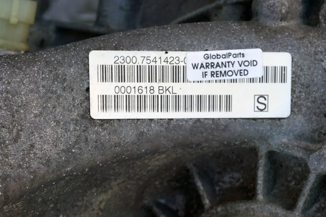 Mini Cooper S R53 Manual 6 Speed Gearbox 7574847 GS6-85BG - BKL WARRANTY - SKU 7541423 - Part number 7541423