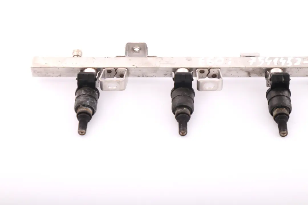 BMW 3 5 7 X3 Series E46 E60 E61 E65 E83 M54 FUEL INJECTOR RAIL WITH INJECTION - SKU 7541452-1 - Part number 7541452