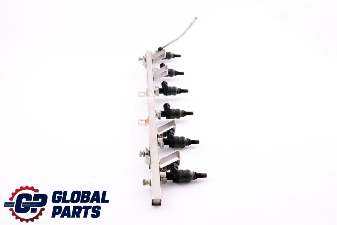 M54 Fuel Injector Rail With Injectors to BMW 3 5 7 X3 Series 1 E46 E60 E61 E65 E83 with Part number 7541452 BMW 3 5 7 X3 Series 1 E46 E60 E61 E65 E83 M54 Fuel Injector Rail With Injectors - SKU 7541452-2 - Part number 7541452